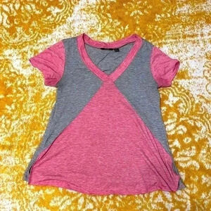 Beta Brand color block geometric, soft T-shirt, large